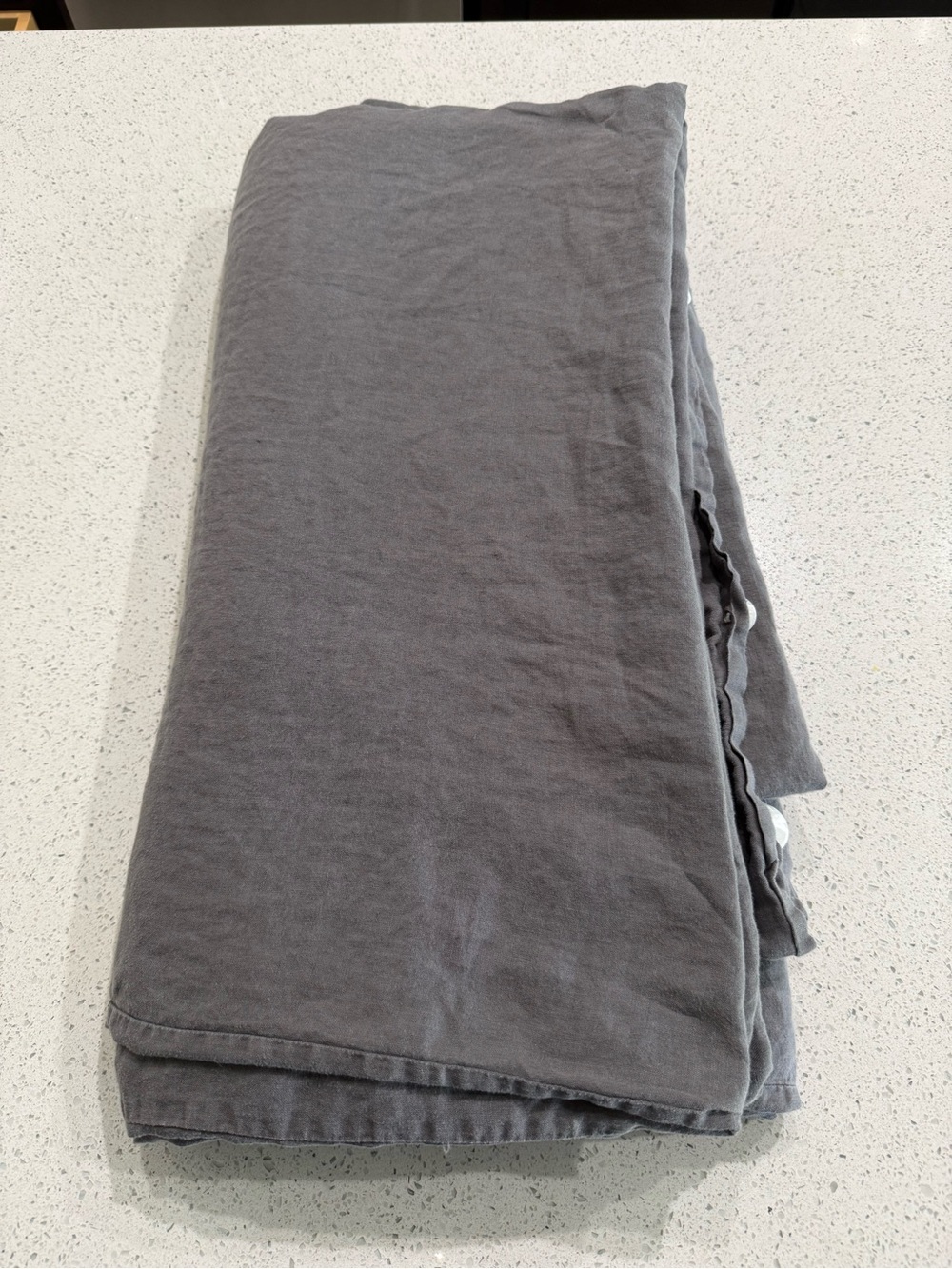 CULTIVER Duvet Soft Gray - Neutral Slate Bedding Size Queen